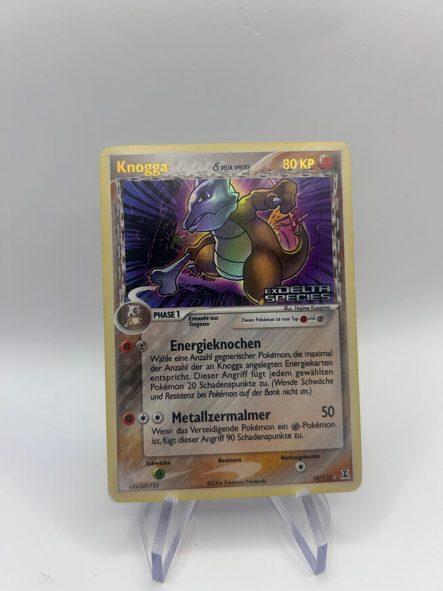 Pokemon Karte Delta Species Knogga 10/113 Deutsch