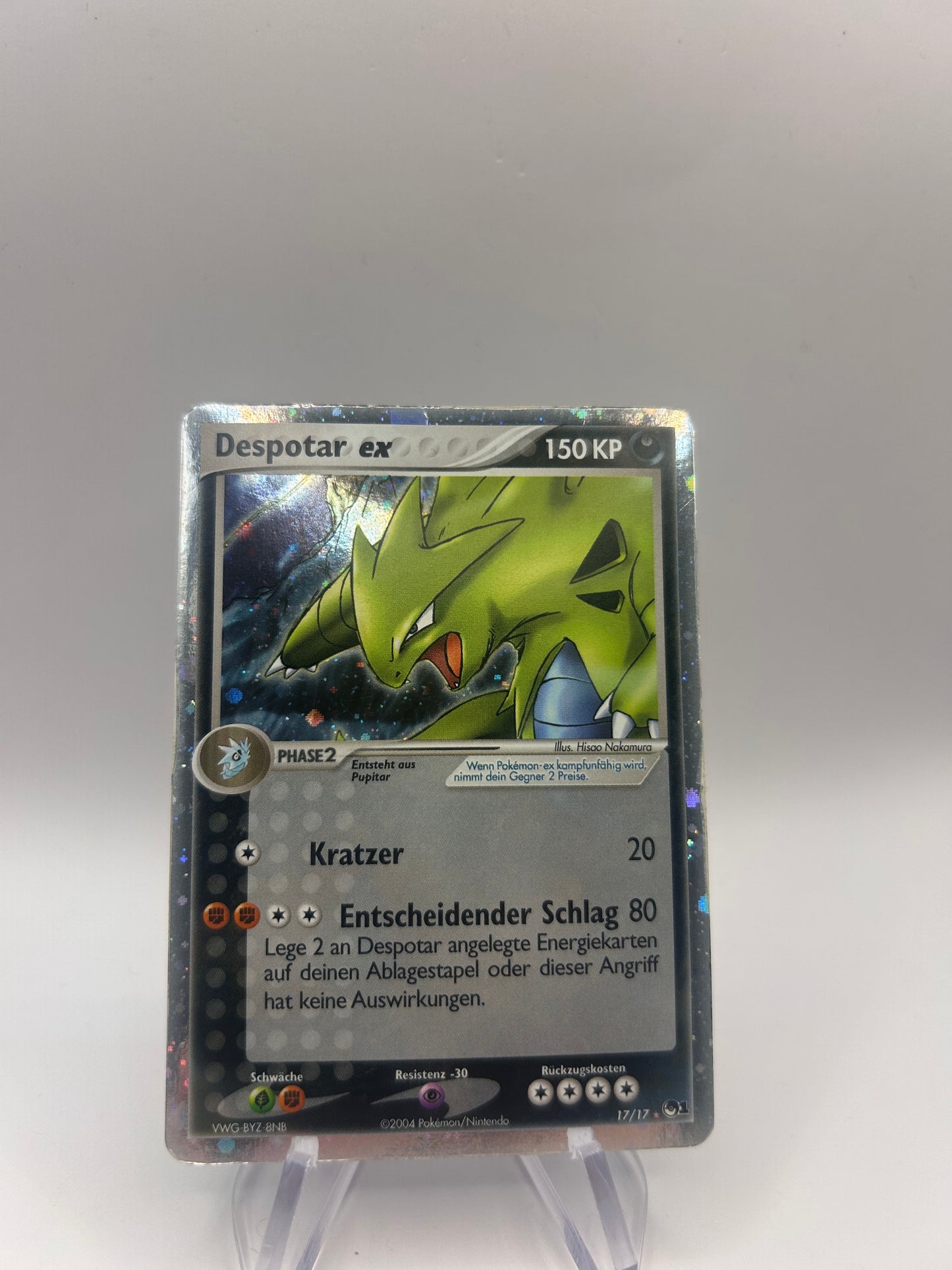 Pokemon Karte ex Despotar 17/17 Deutsch