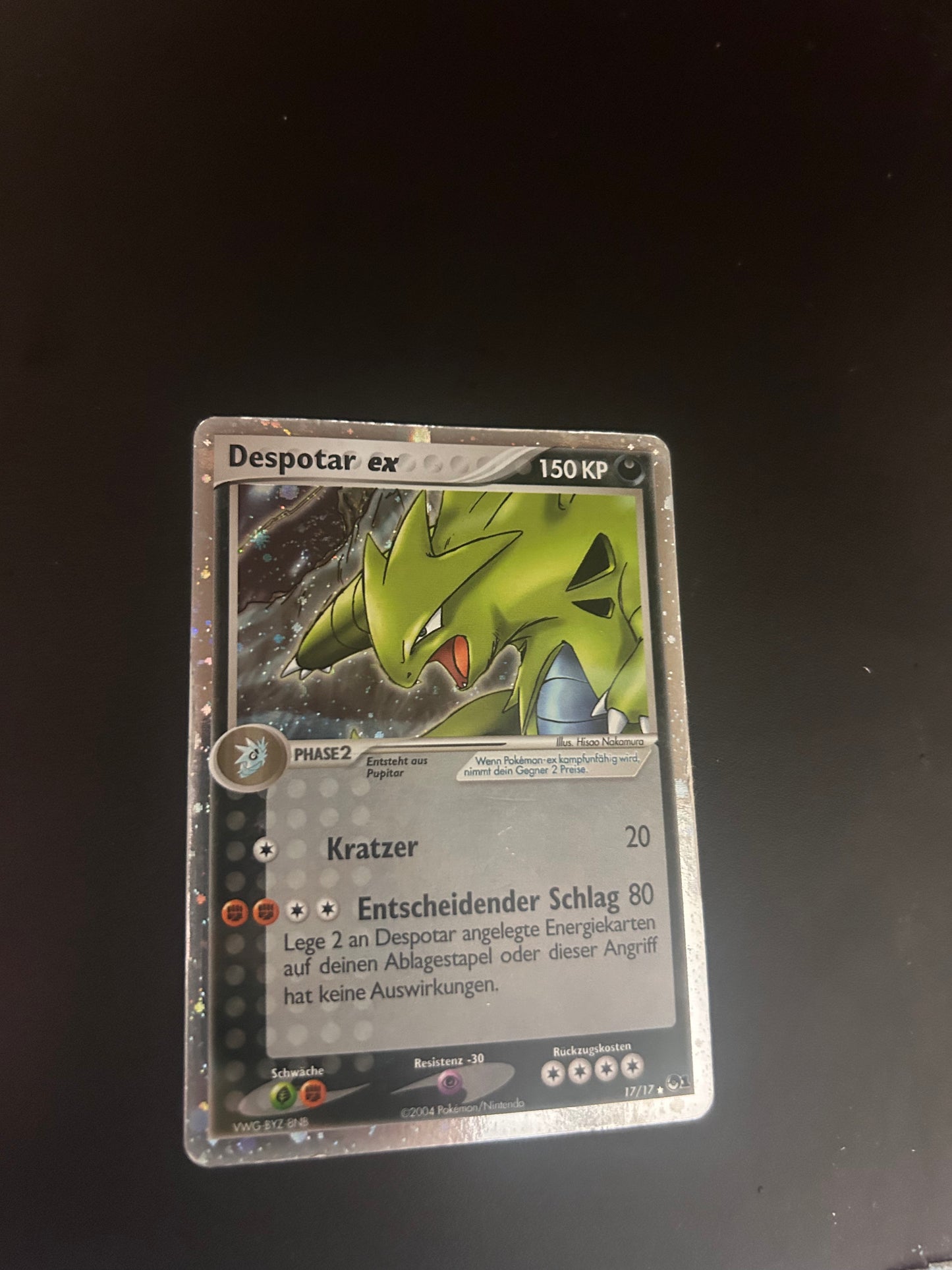 Pokemon Karte ex Despotar 17/17 Deutsch