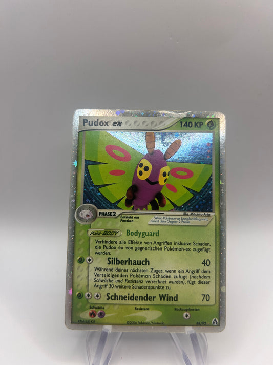 Pokemon Karte ex Pudox 86/92 Deutsch