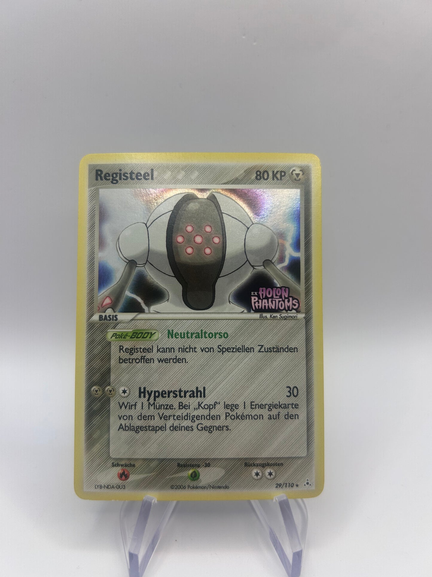 Pokemon Karte Stamp Registeel 29/110 Deutsch