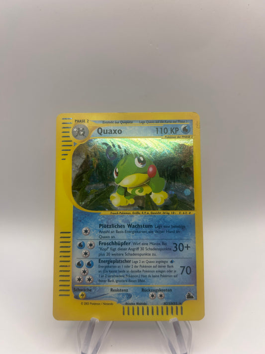 Pokemon Karte E-Serie Holo Quaxo H23/H32 Deutsch