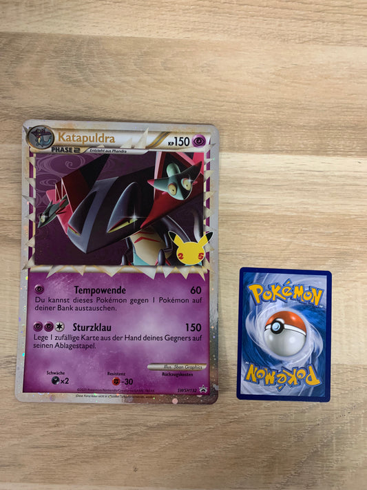 Pokemon Karte Celebration XXL Promo Katapuldra SWSH132 De