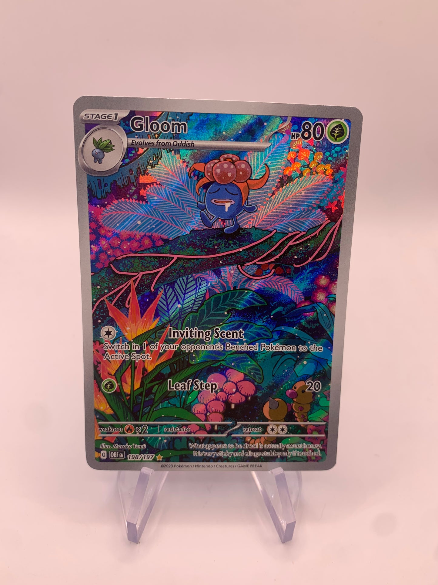 Pokemon Karte Art-Rare Duflor 198/197 Englisch