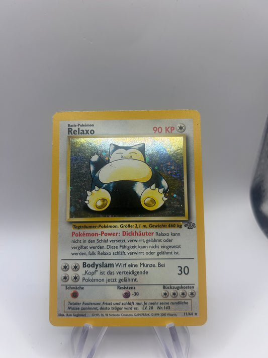 Pokemon Karte Holo Relaxo 11/64 Deutsch