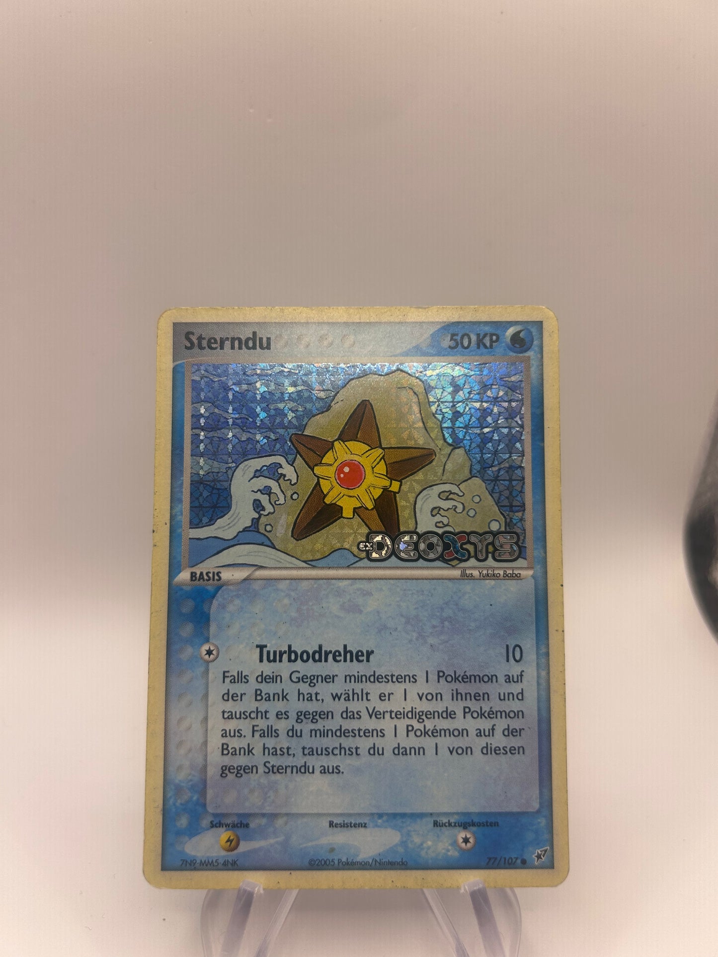 Pokemon Karte Stamp Sterndu 77/107 Deutsch