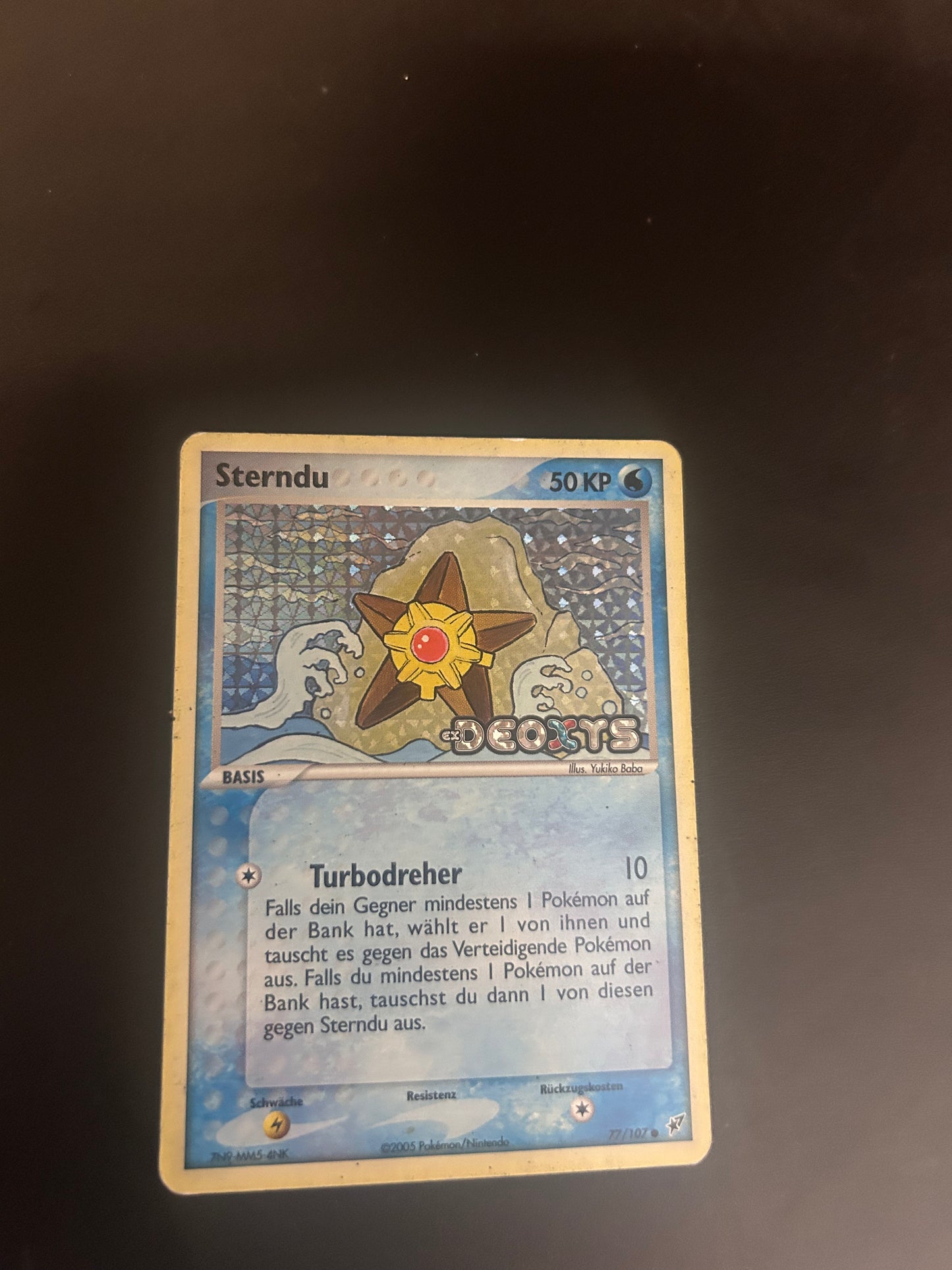 Pokemon Karte Stamp Sterndu 77/107 Deutsch