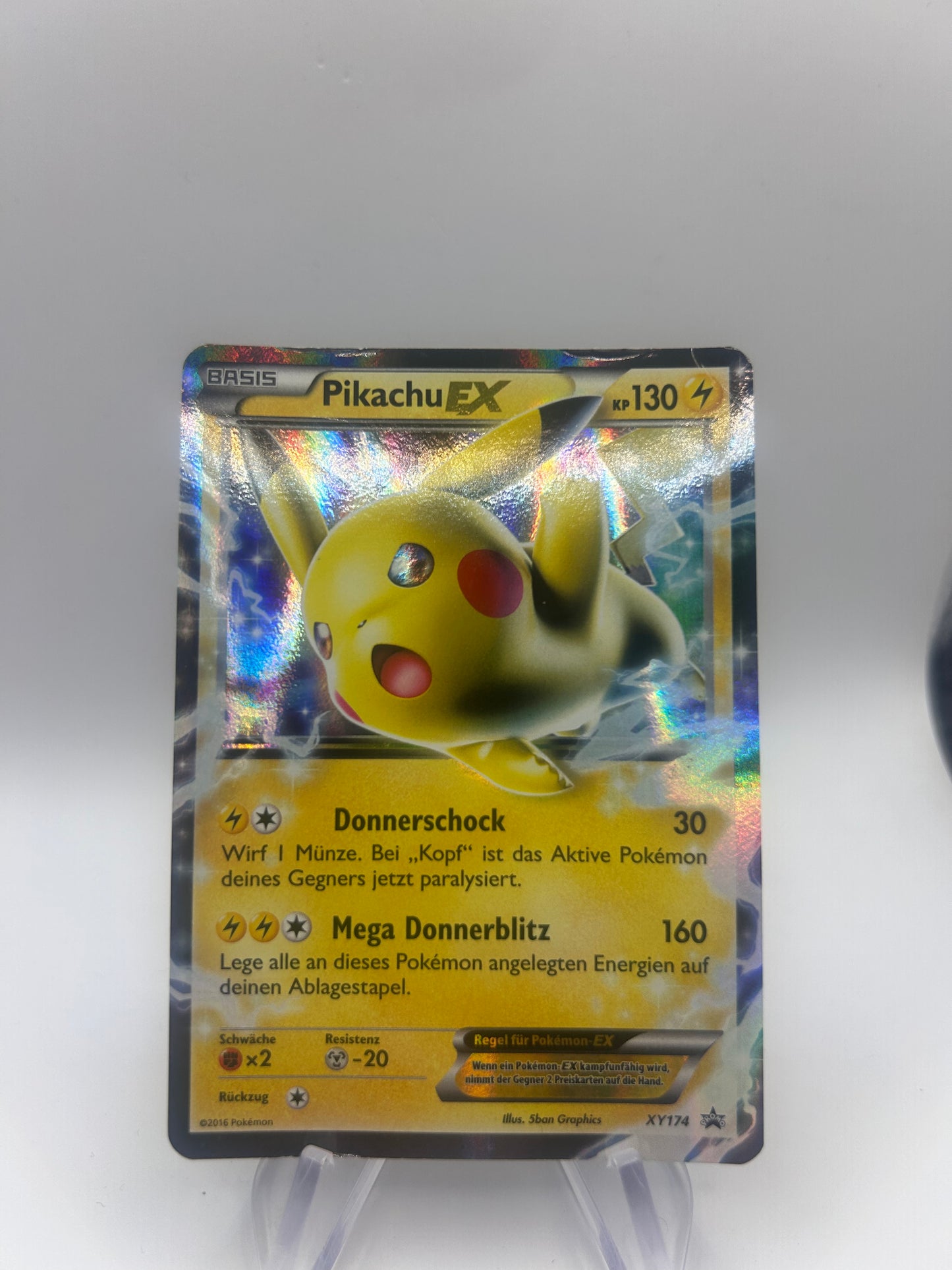 Pokemon Karte ex Promo Pikachu XY174 Deutsch