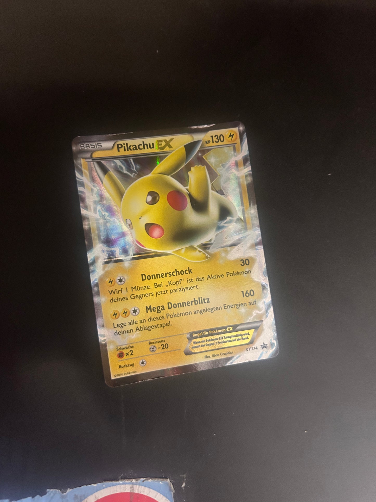Pokemon Karte ex Promo Pikachu XY174 Deutsch