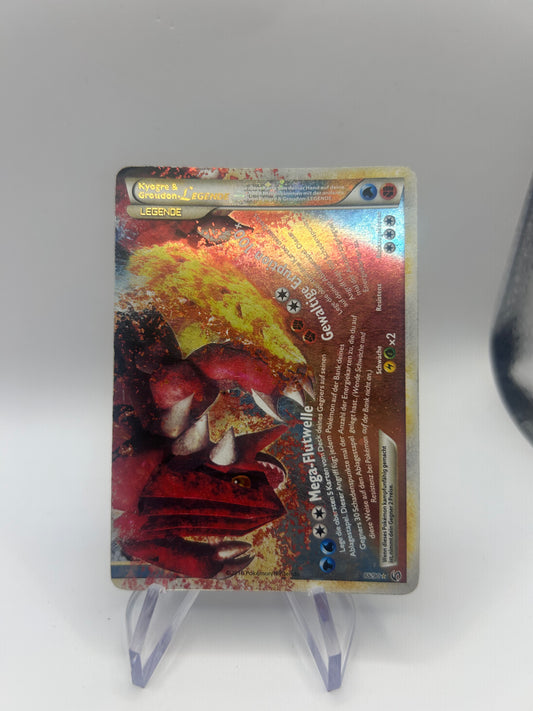 Pokemon Karte Legende Kyogre und Grodon 88/90 Deutsch