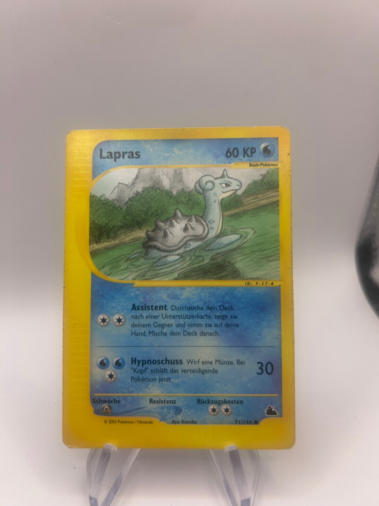 Pokemon Karte E-Serie Lapras 71/144 Deutsch