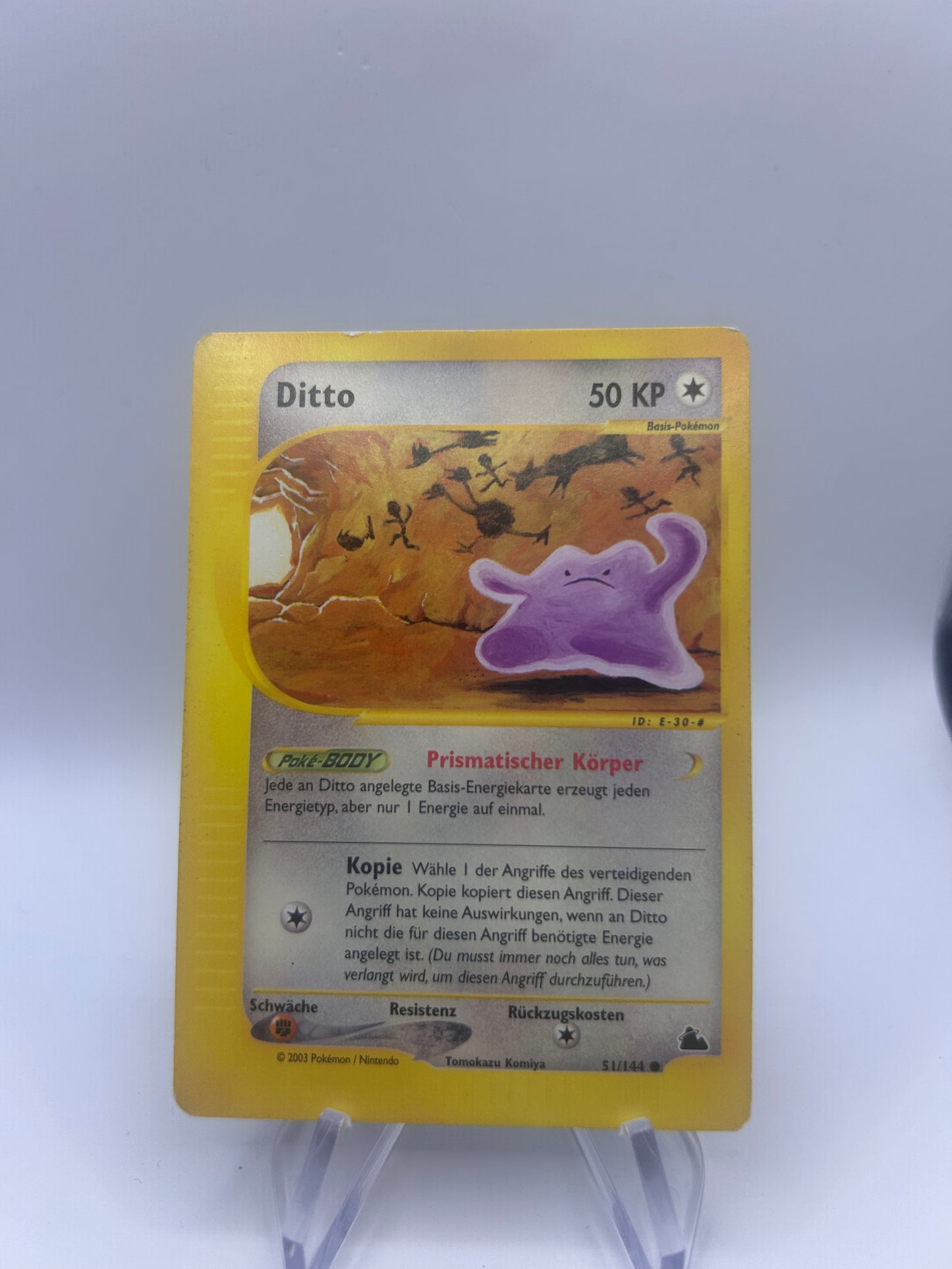 Pokemon Karte E-Serie Ditto 51/144 Deutsch