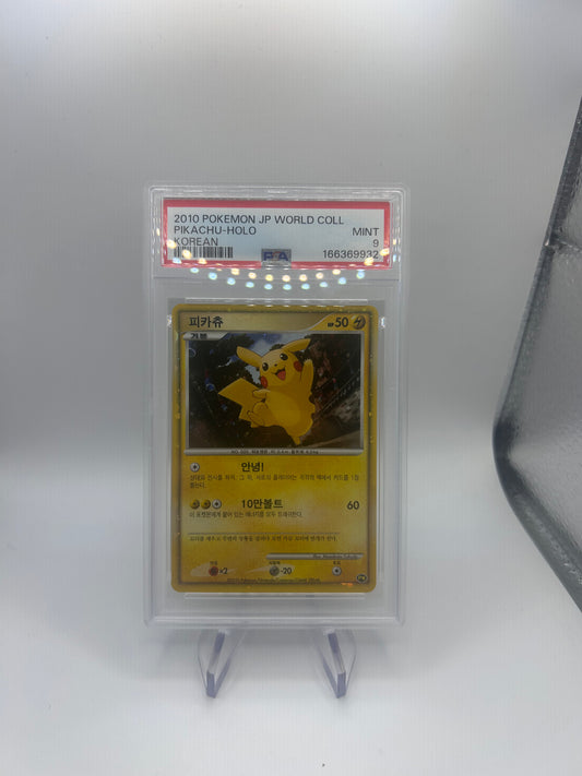 Pokemon Karte Psa 9 World Collection Pikachu PW Koreanisch