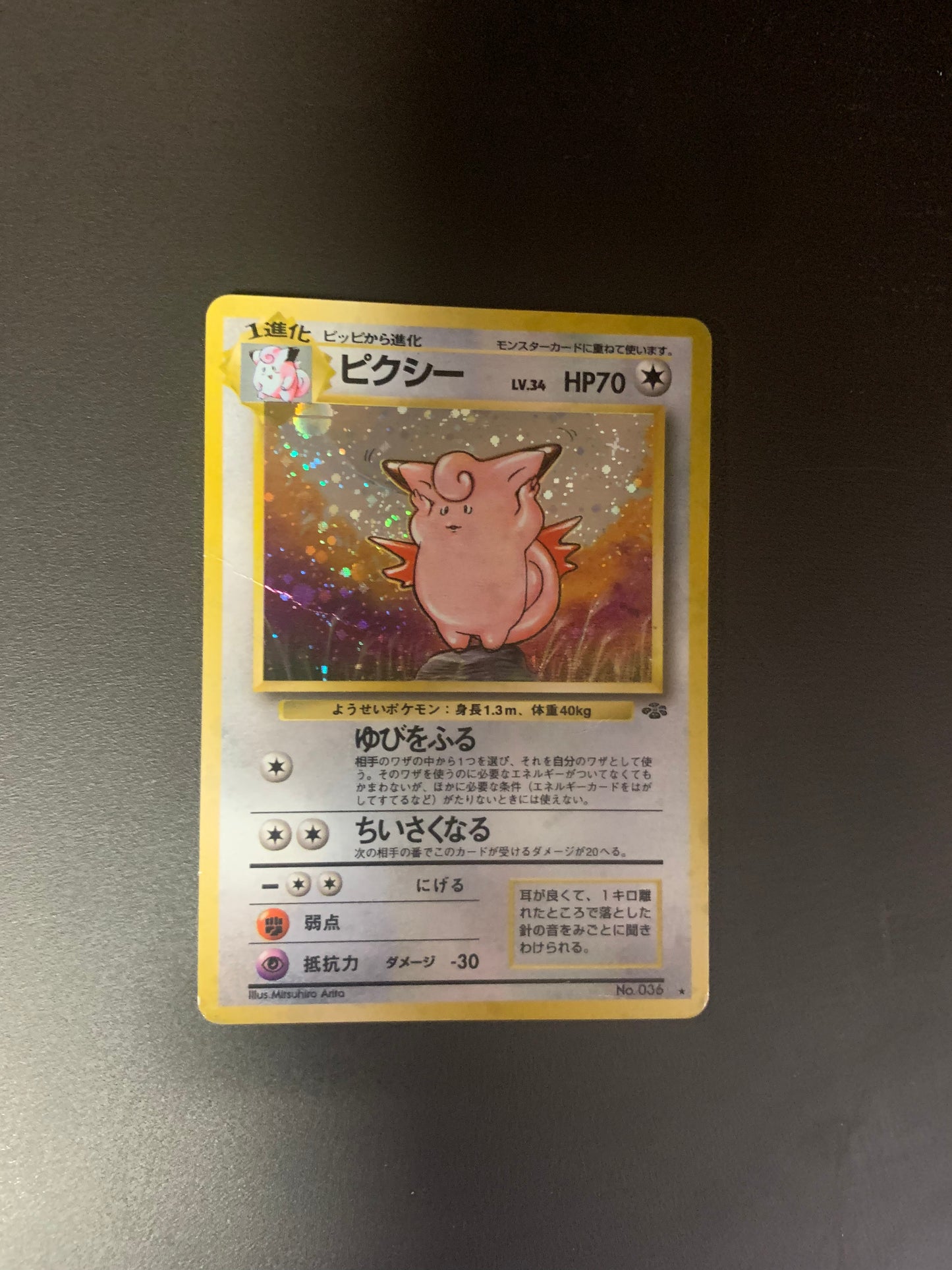 Pokemon Karte Holo Pixi No.36 Japanisch