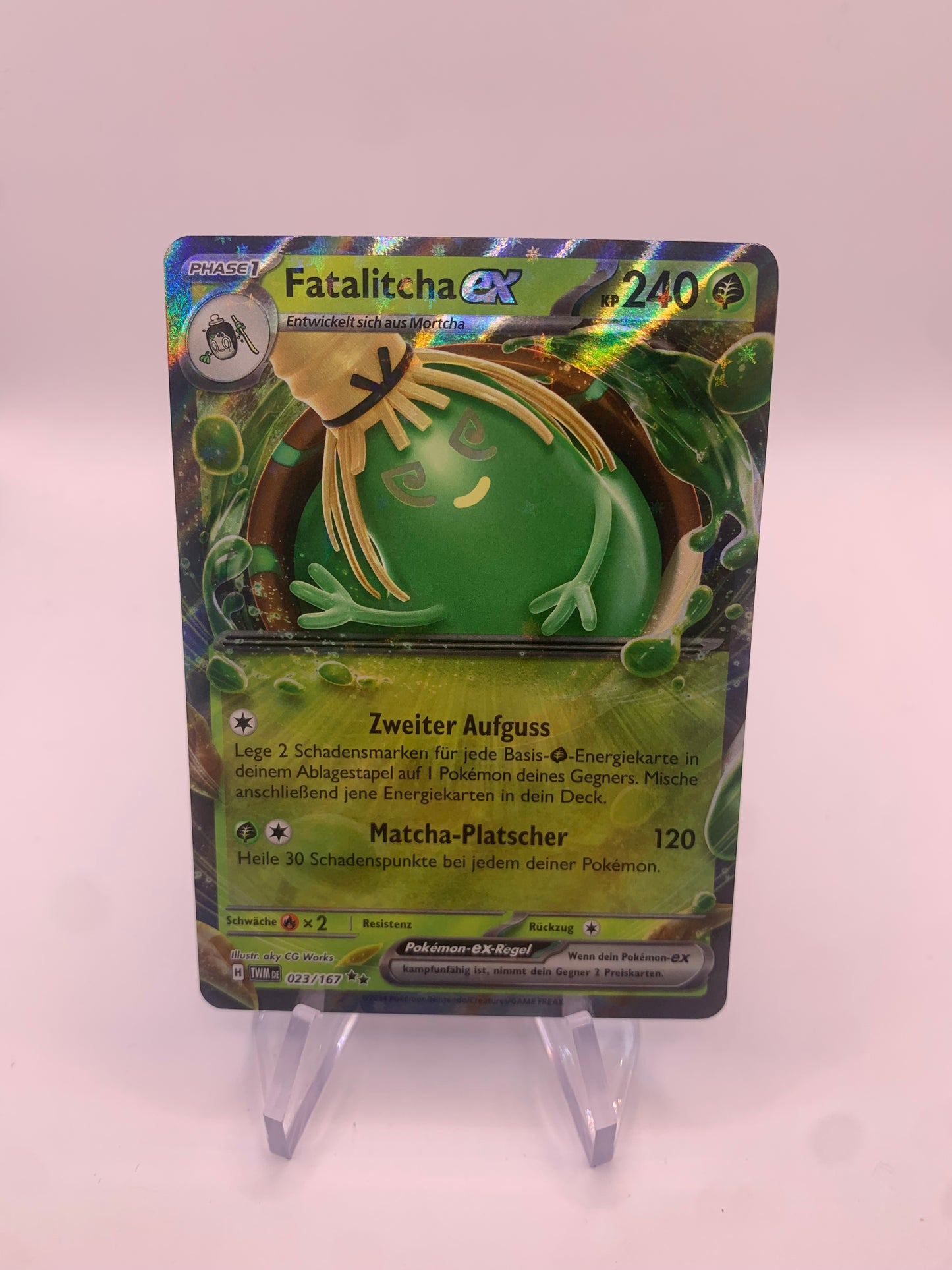 Pokemon Karte Ex Fatalitcha 23/167 Deutsch