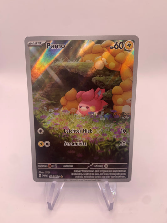 Pokemon Karte Art-Rare Pamo 226/91 Deutsch