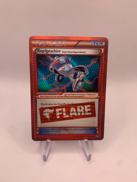 Pokemon Karte Trainer Flare Kopfgeschirr 97/119 Deutsch