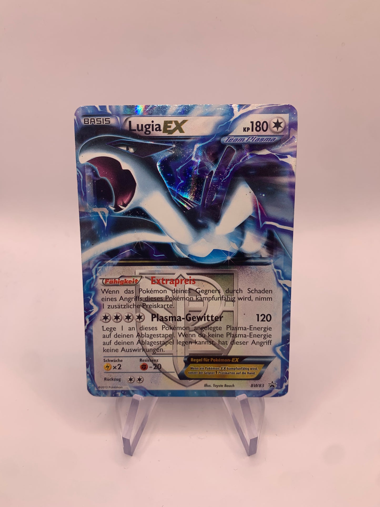 Pokemon Karte Ex Promo Plasma Lugia BW83 Deutsch