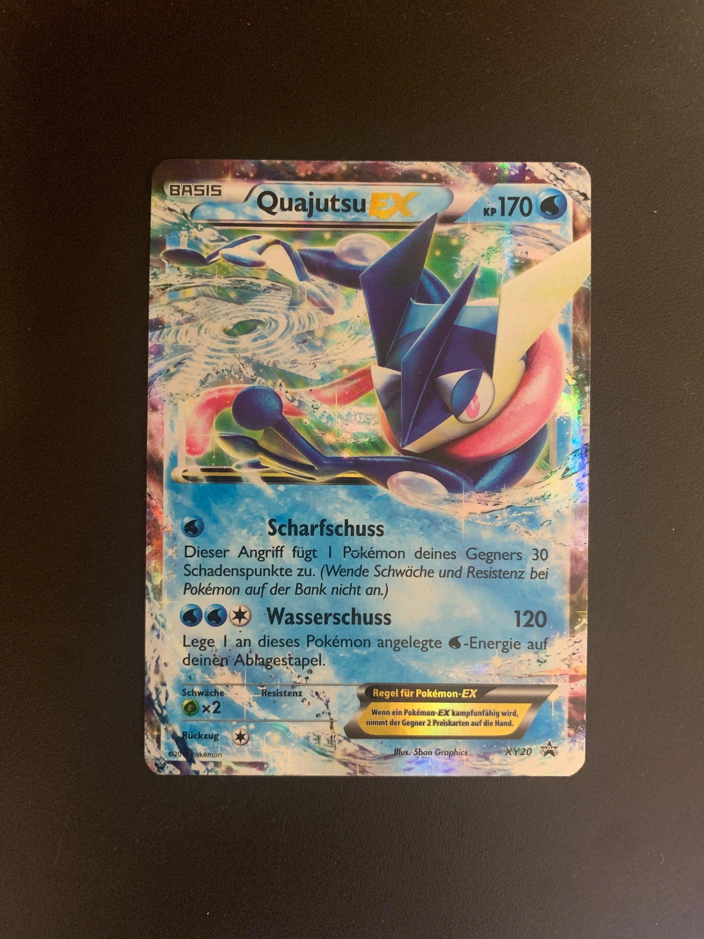 Pokemon Karte Ex Promo Quajutsu XY20 Deutsch