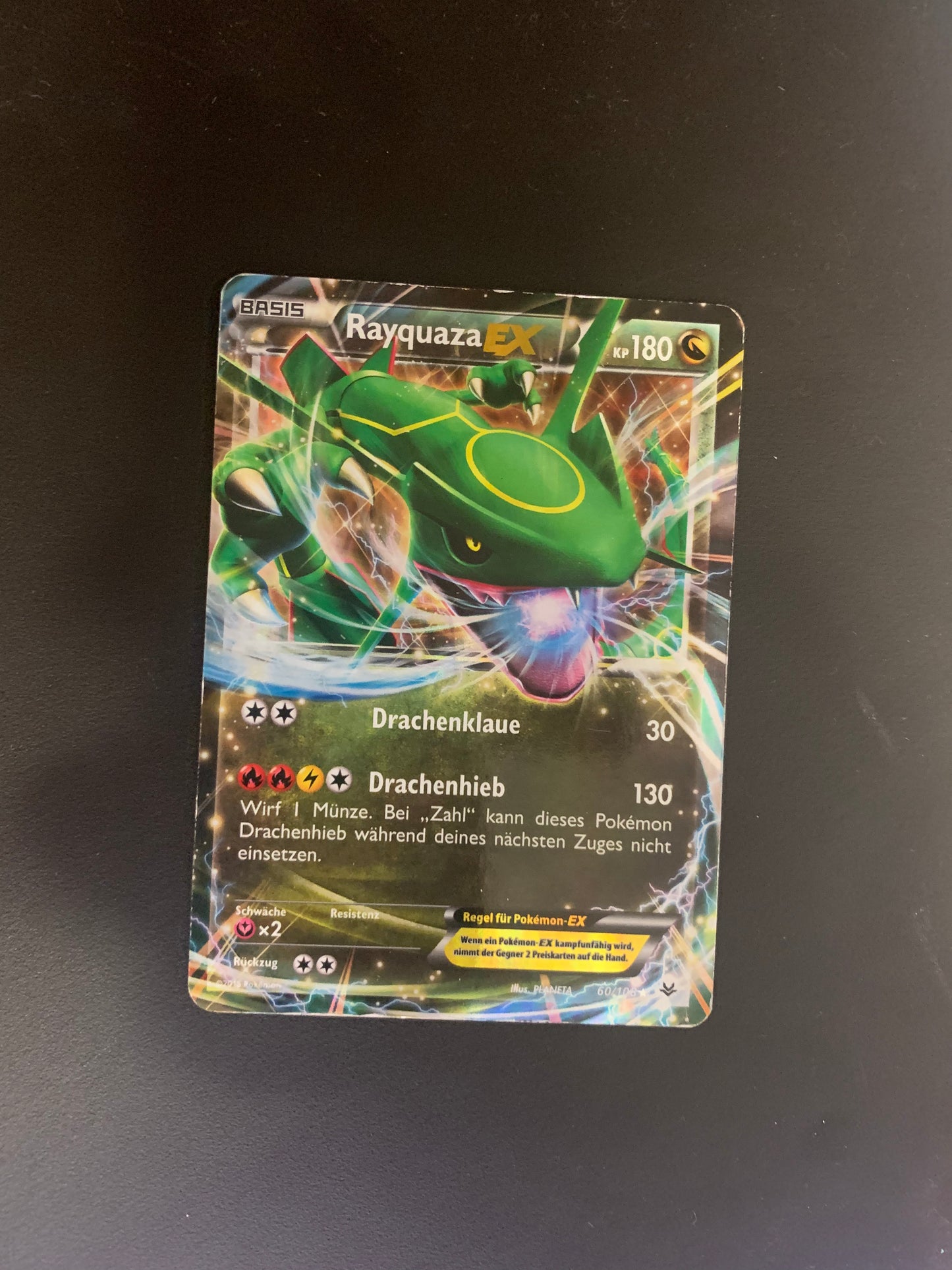 Pokemon Karte Ex Rayquaza 60/108 Deutsch