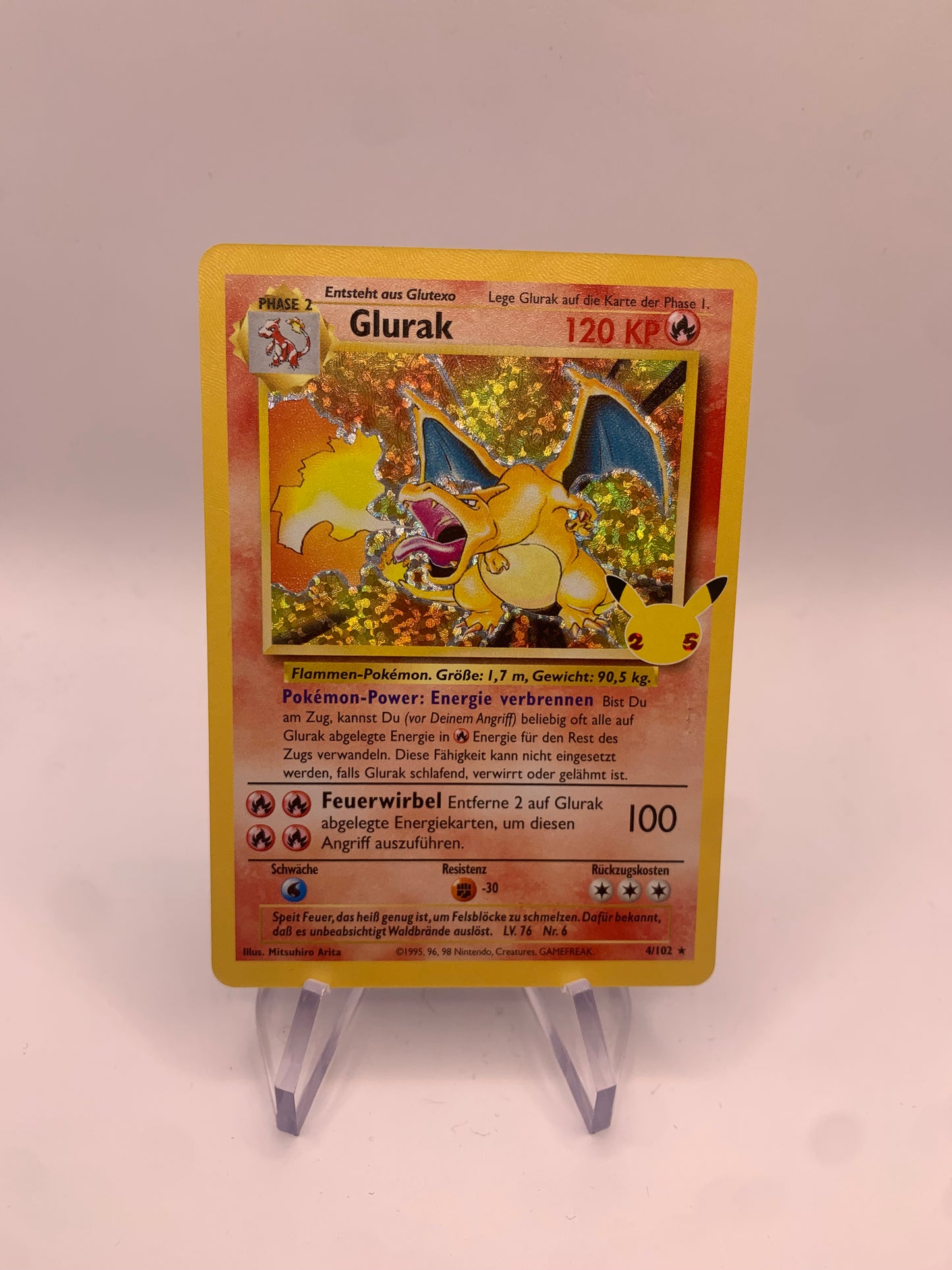 Pokemon Karte Holo Glurak Celebration Deutsch