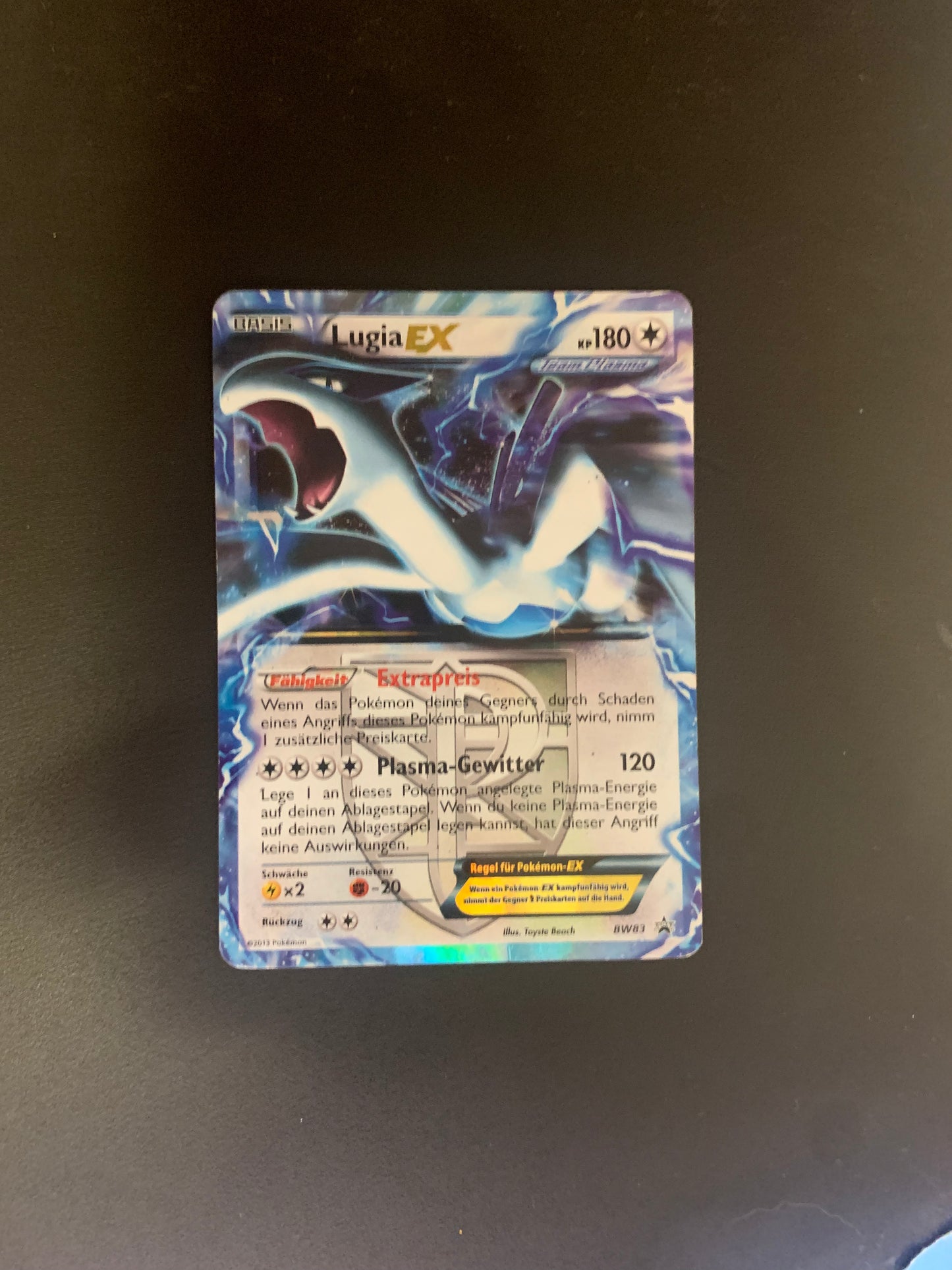 Pokemon Karte Ex Promo Plasma Lugia BW83 Deutsch