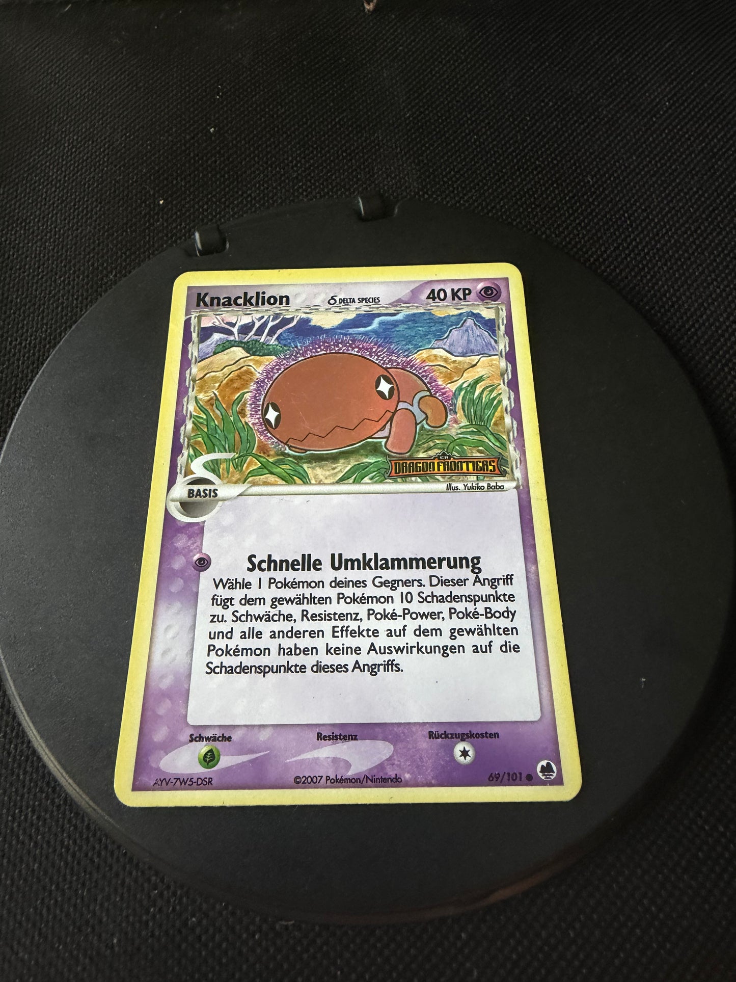 Pokemon Karte Stamp Delta Species Knacklion 69/101 Deutsch