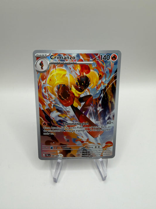 Pokemon Karte Art Rare Crimanzo 86/84 Deutsch