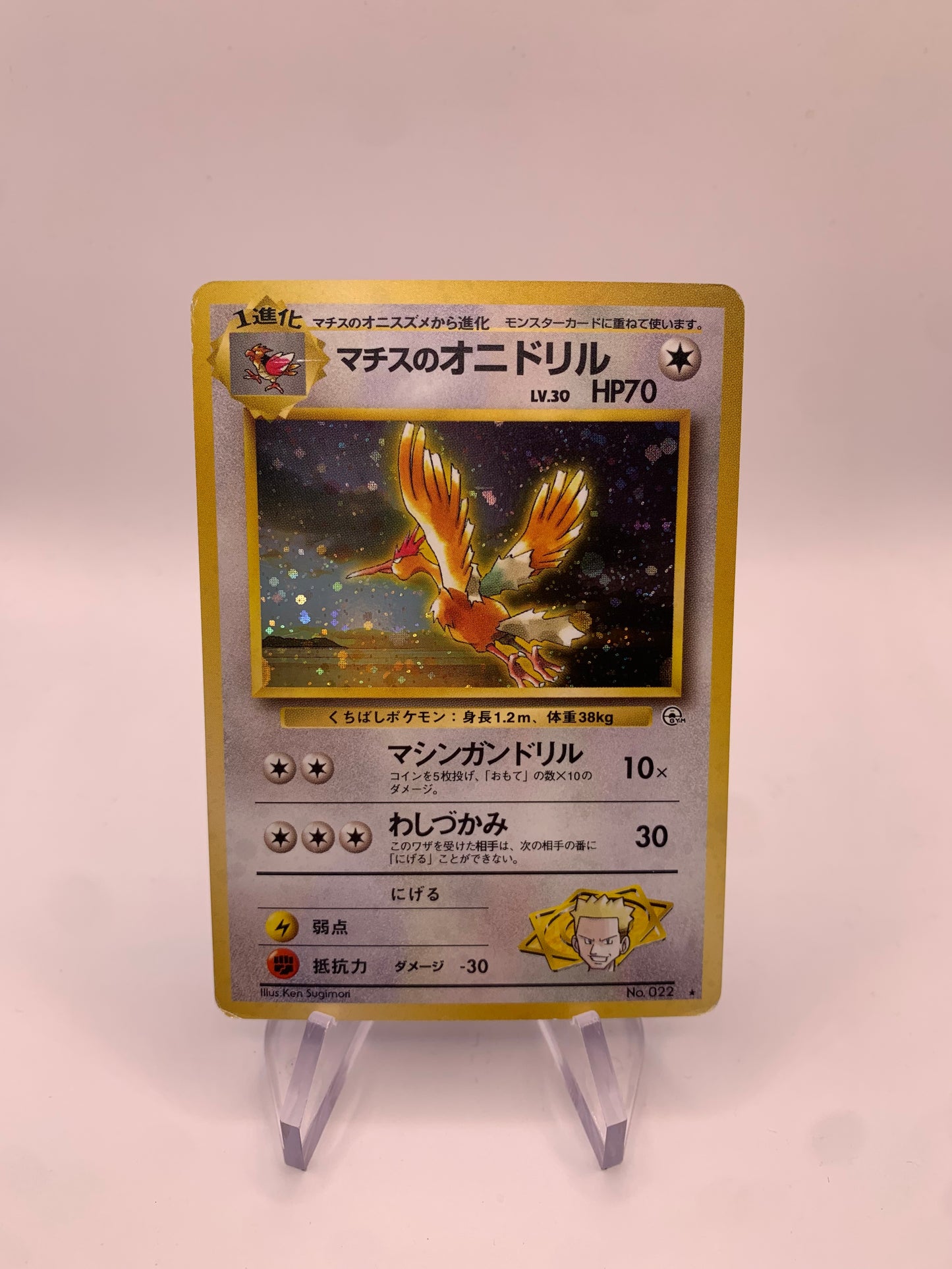 Pokemon Karte Holo Major Bob Ibitak No.22 Japanisch