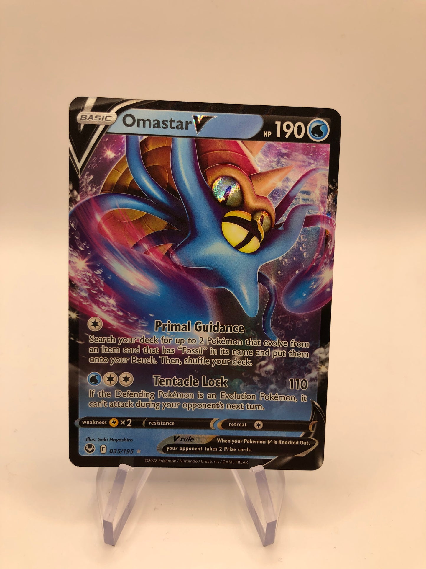 Pokemon Karte V Amaroso 35/195 Englisch