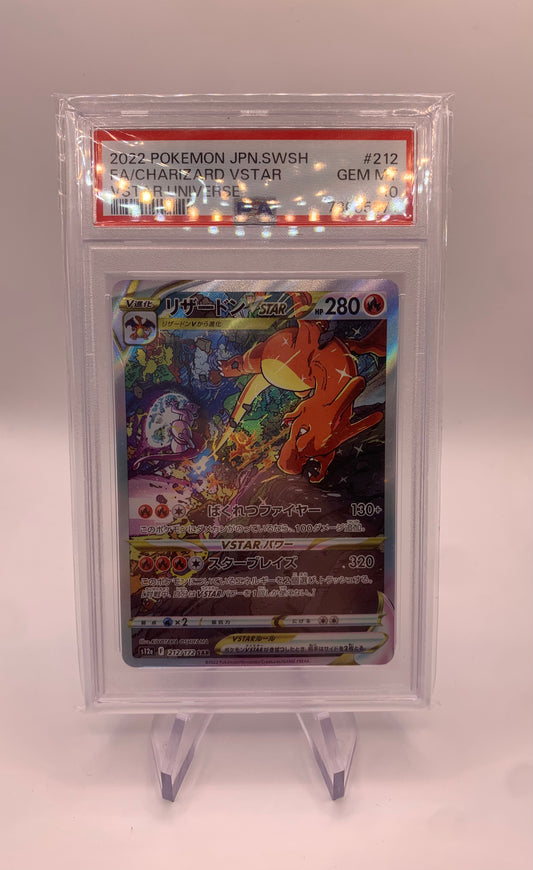 Pokemon Karte Altart Psa10 Glurak 212/172 Japanisch