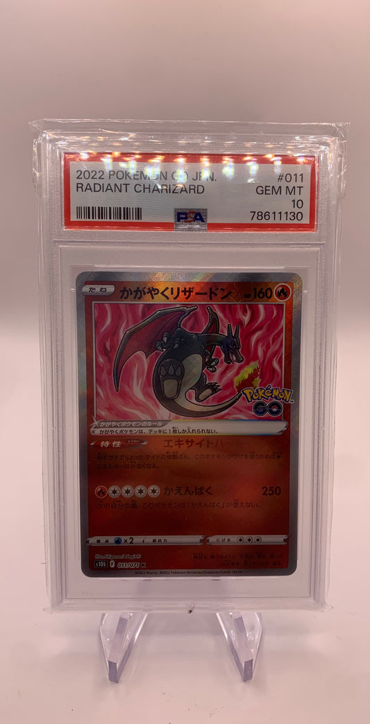 Pokemon Karte Shiny Psa10 Glurak 11/71 Japanisch