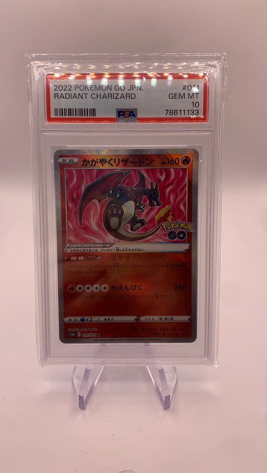 Pokemon Karte Shiny Psa10 Glurak 11/71 Japanisch