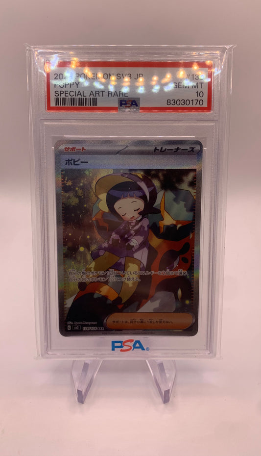 Pokemon Karte Altart Psa10 Poppy 138/108 Japanisch