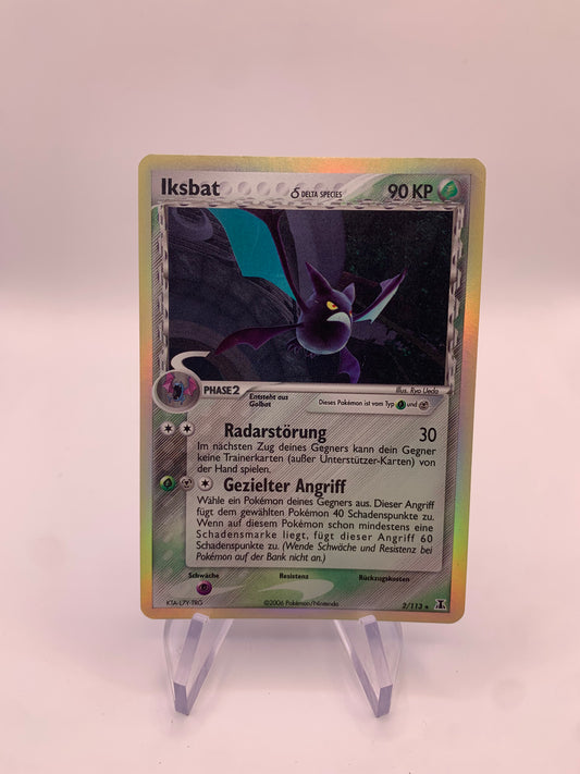 Pokemon Karte Delta Holo Iksbat 2/113 Deutsch