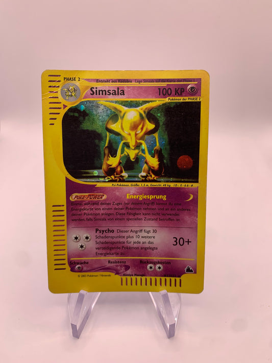 Pokemon Karte E-Serie Holo Simsala H1/H32 Deutsch