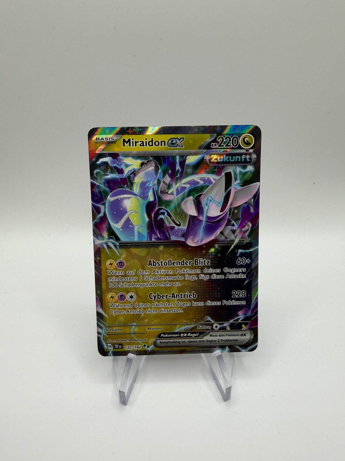 Pokemon Karte Ex Miraidon 122/162 Deutsch