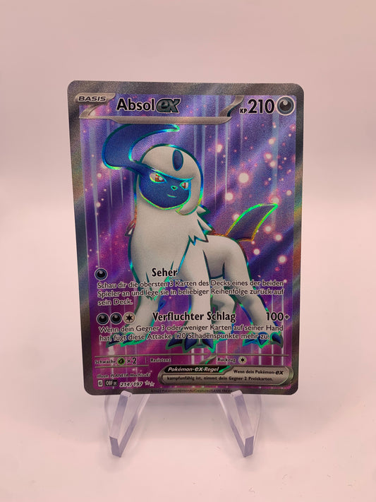 Pokemon Karte ex Fullart Absol Deutsch 214/197