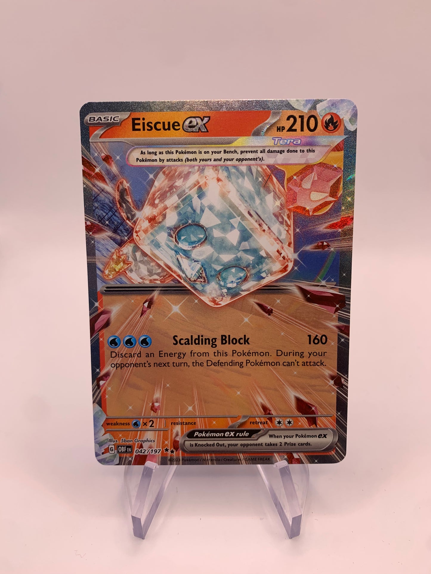 Pokemon card ex Kubuin 42/197 English