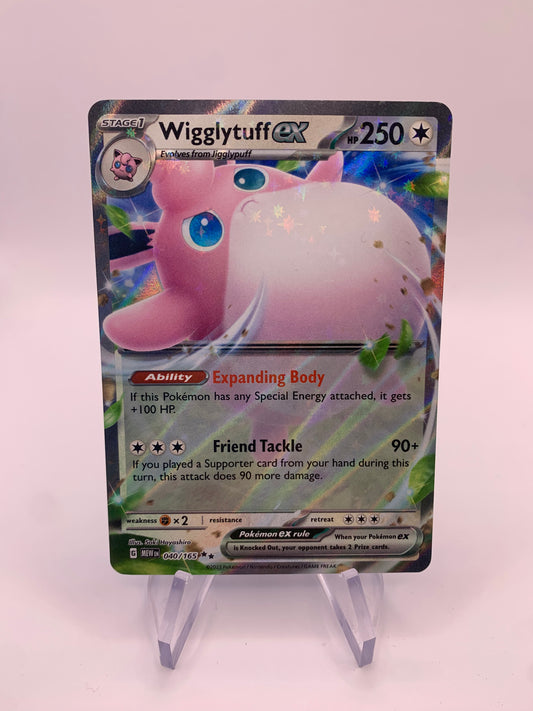 Pokemon Karte ex Knuddeluf 40/165 Englisch