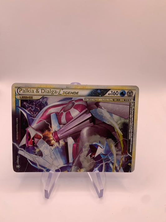 Pokemon Karte Legende Palkia&Dialga 101/102 Deutsch