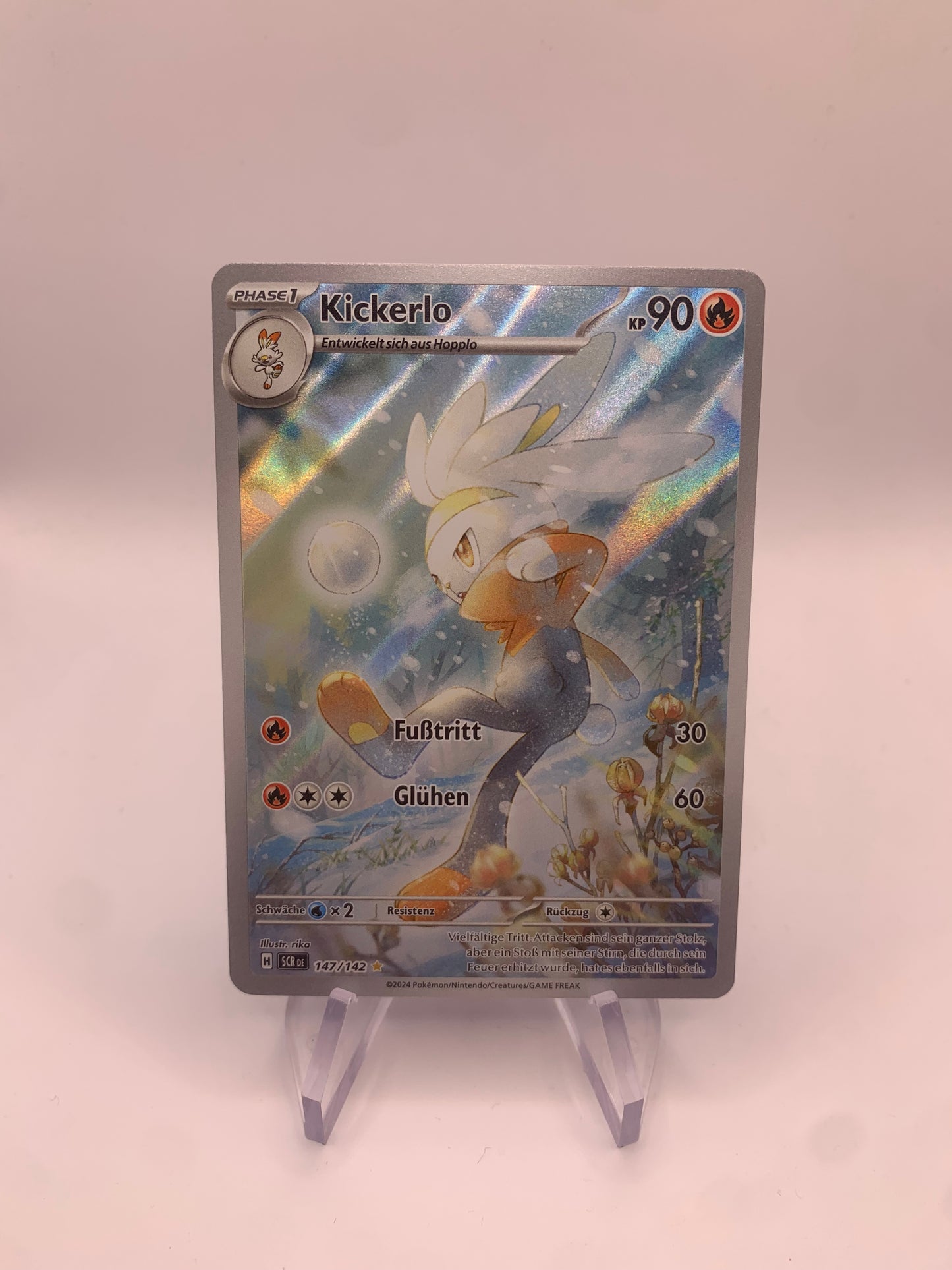 Pokemon Karte Art-Rare Kickerlo 147/142 Deutsch