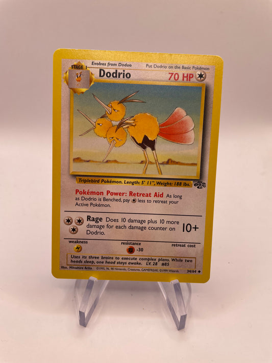 Pokemon Karte Dorio 34/64 Jungel Englisch