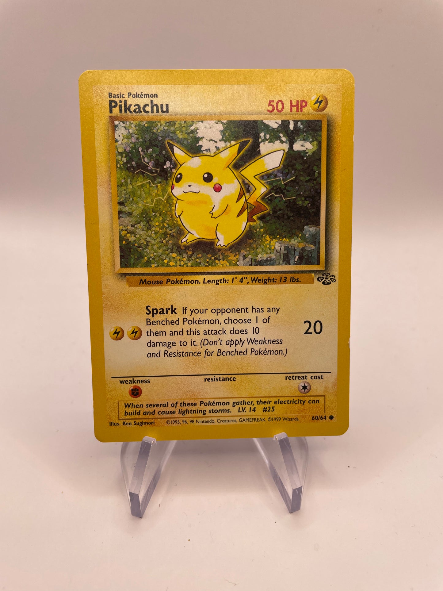 Pokemon Karte Dschungel Pikachu 60/64 Englisch