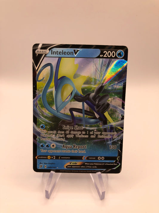 Pokemon Karte V Intelleon 49/192 Englisch