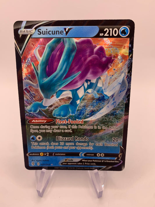 Pokémon Card V Suicune 031/203 English