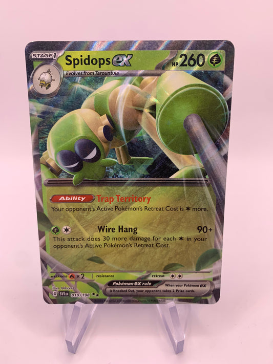 Pokémon card EX Spidops 019/198 English