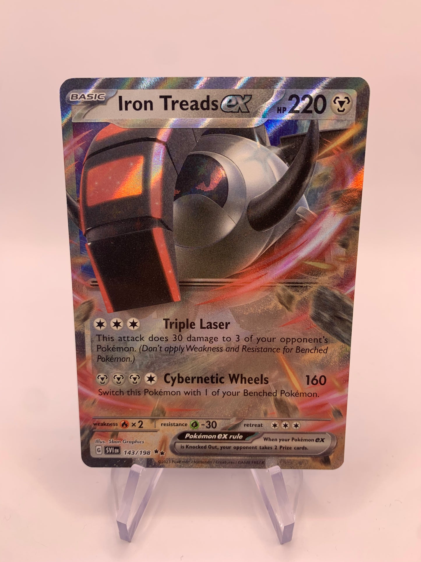 Pokémon Karte EX Iron Treads 143/198 englisch