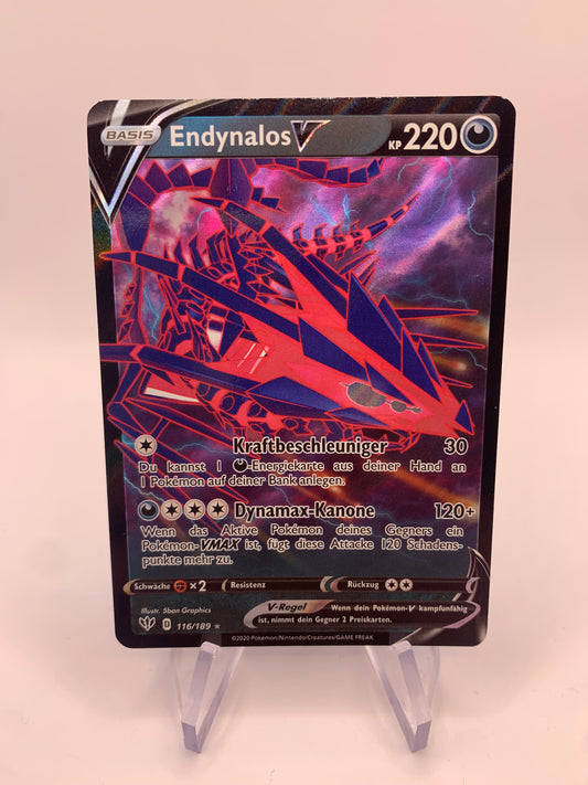 Pokémon Card V Endynalos 116/189 English