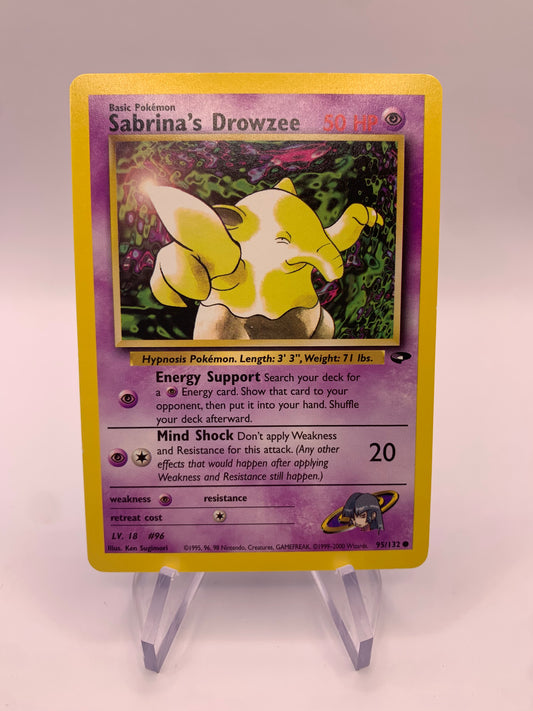 Pokemon Card Sabrina's Traumato 95/132 Gym Challenge English